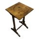 Table Pedestal table - marquetry top - late nineteenth