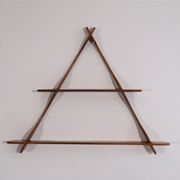 Vintage Scandinavian teak floor 1960