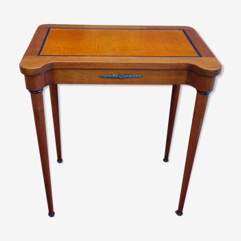 Writing table in cherry, late nineteenth century.