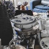 Tournai Porcelain Soup Tureen, Boch Frères, Fly Decor