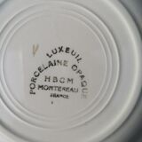 Old bowl "Luxeuil" Hbcm + plate