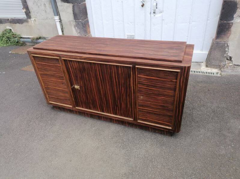 Enfilade Art Deco ebony of macassar