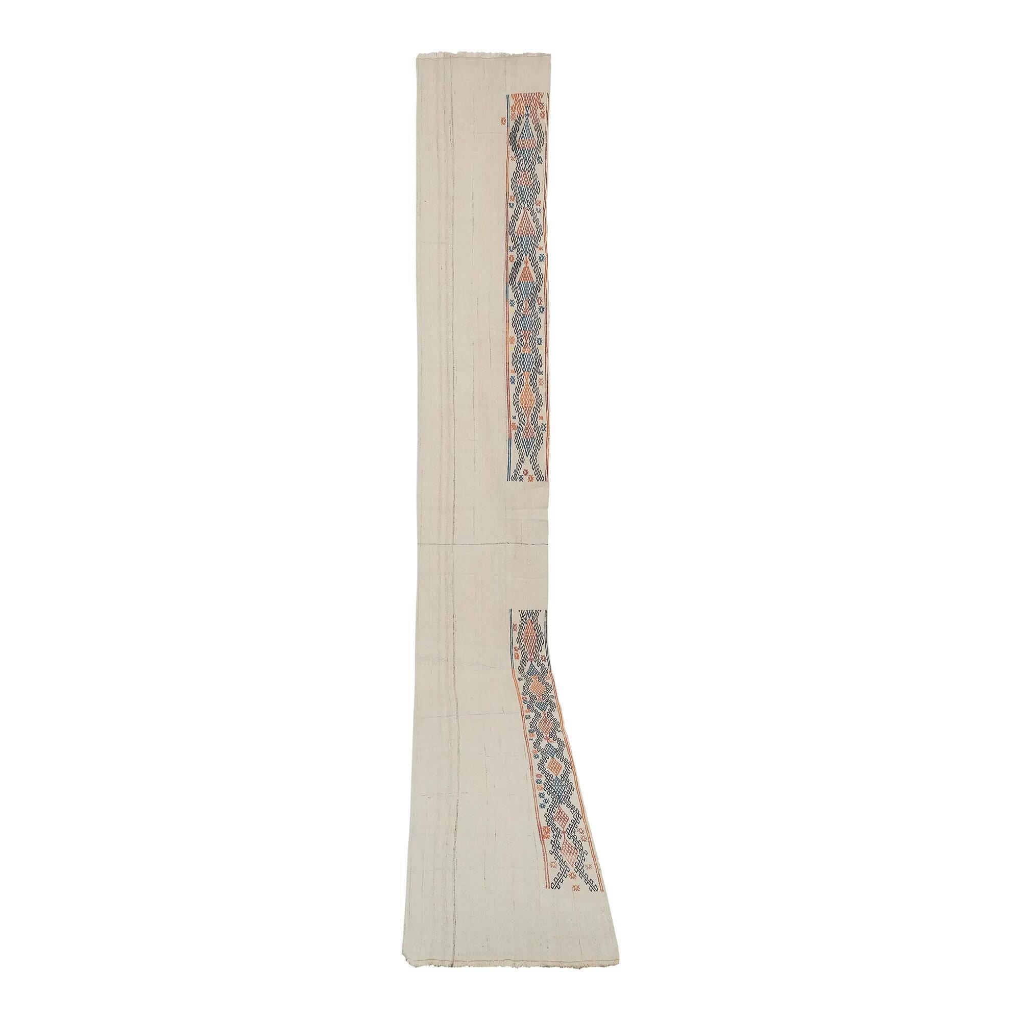 Vintage Turkish hallway rug 75x504 cm