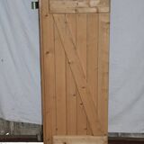 Folding double-leaf wooden shutter