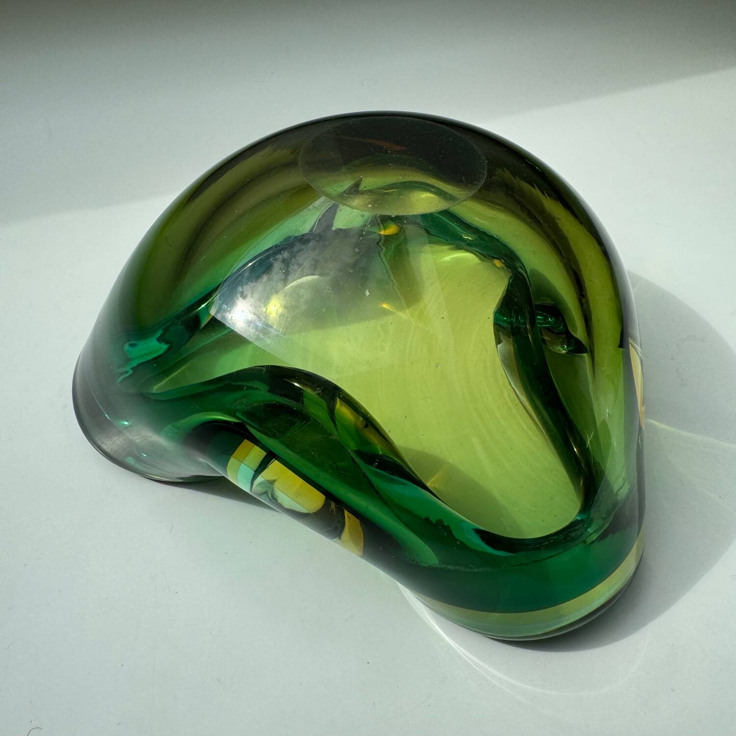 Coupe à bijoux en verre de Murano Cedenese