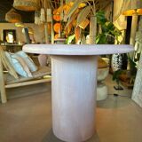 Waxed concrete dining table