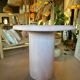Waxed concrete dining table