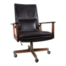 Danish office chair in rosewood and leather model 419 by Arne Vodder for Sibast 1960
