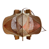 Wooden suspension and vintage wire