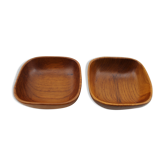 2 cups or empty pockets teak