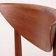 6x Peter Hvidt & Orla Mølgaard-Nielsen dining chair Model 316 in teak