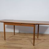 Mid Century Teak Extendable Dining Table, Denmark, 1960s