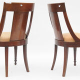 Series of 4 gondola chairs