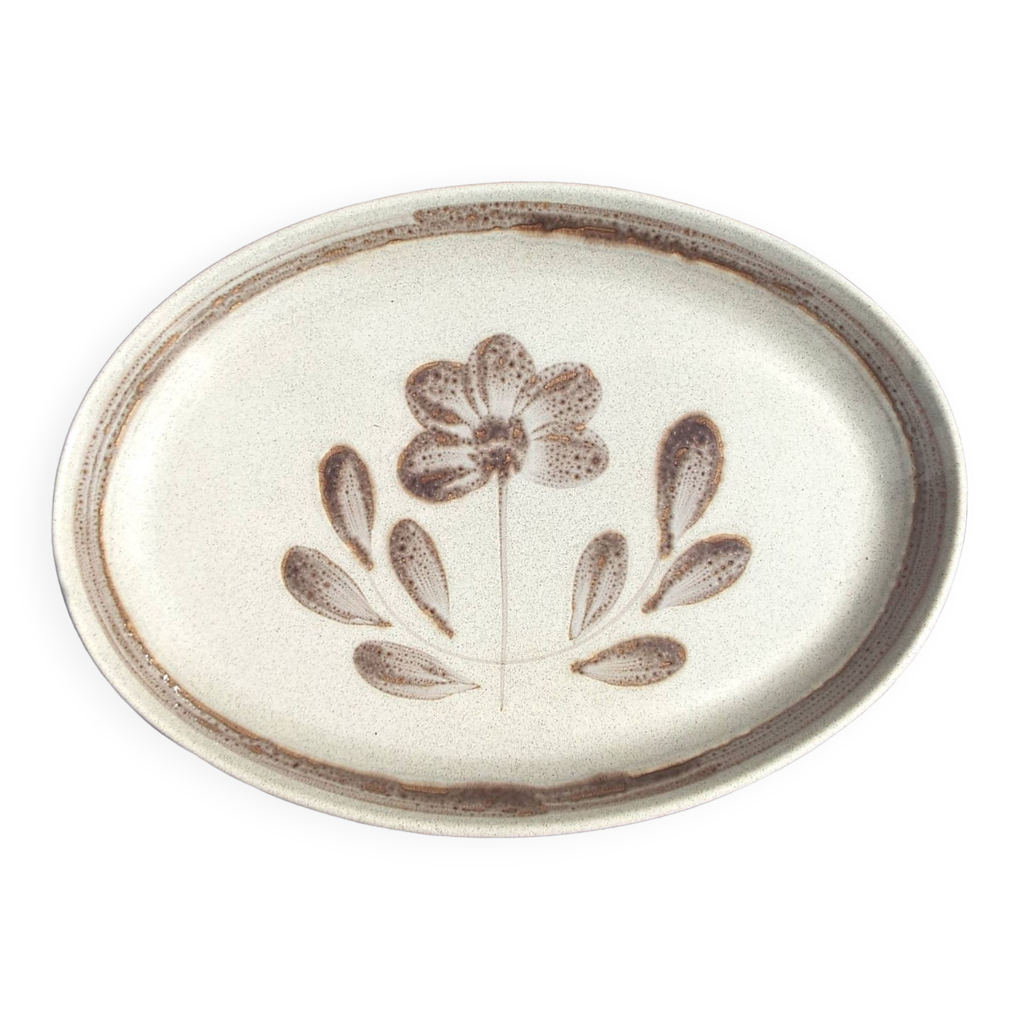 Oval dish Sarreguemines model Jocelyne