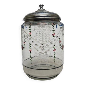 Boîte à biscuits Art Nouveau danoise, années 1890