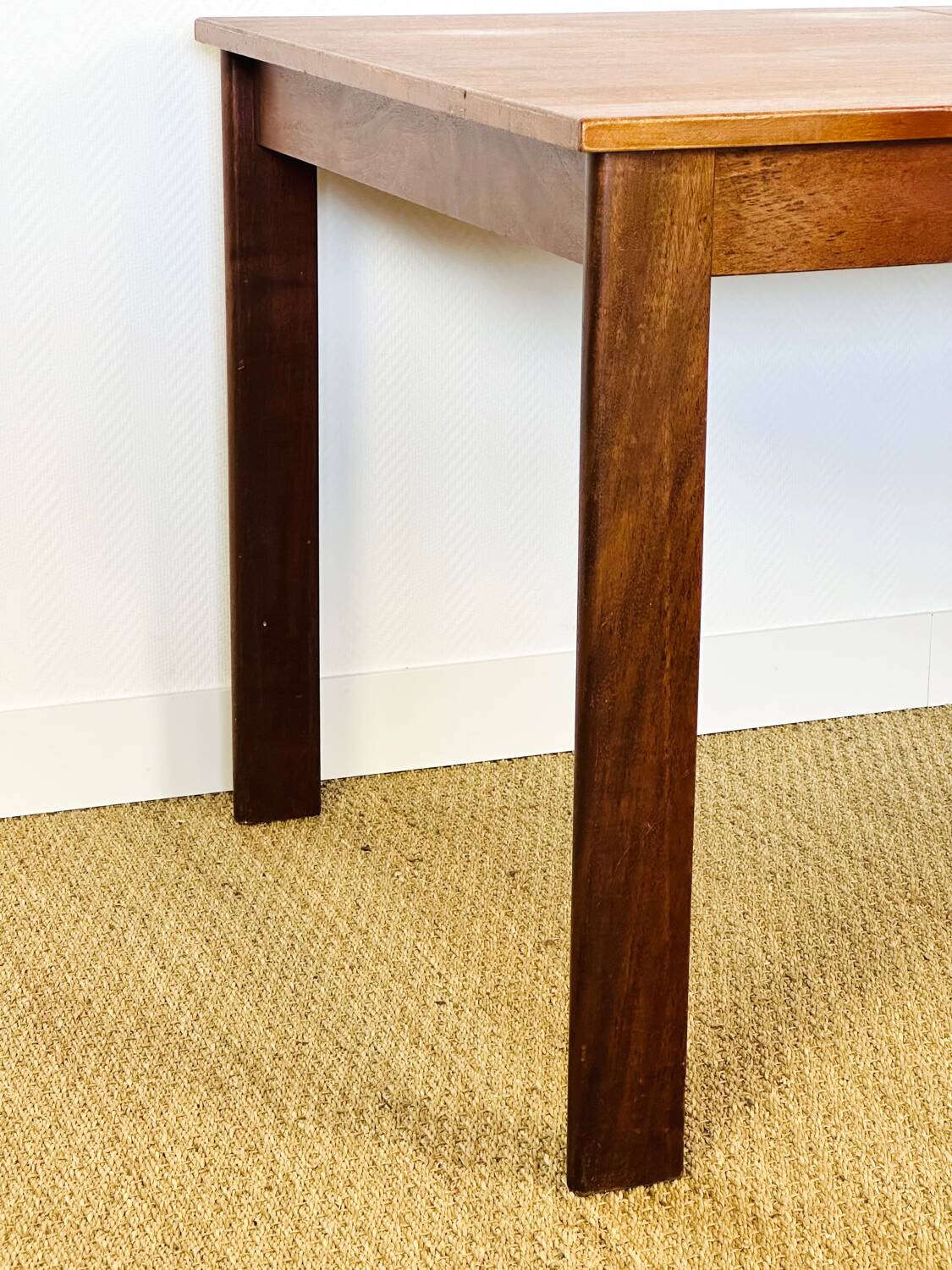 Scandinavian dining table in teak