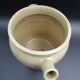 Grease pot with burgundy sandstone spout