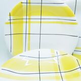 10 assiettes à pain Salins Montréal Jaune