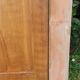 Cupboard door frame 121x97cm old wood paneled molded