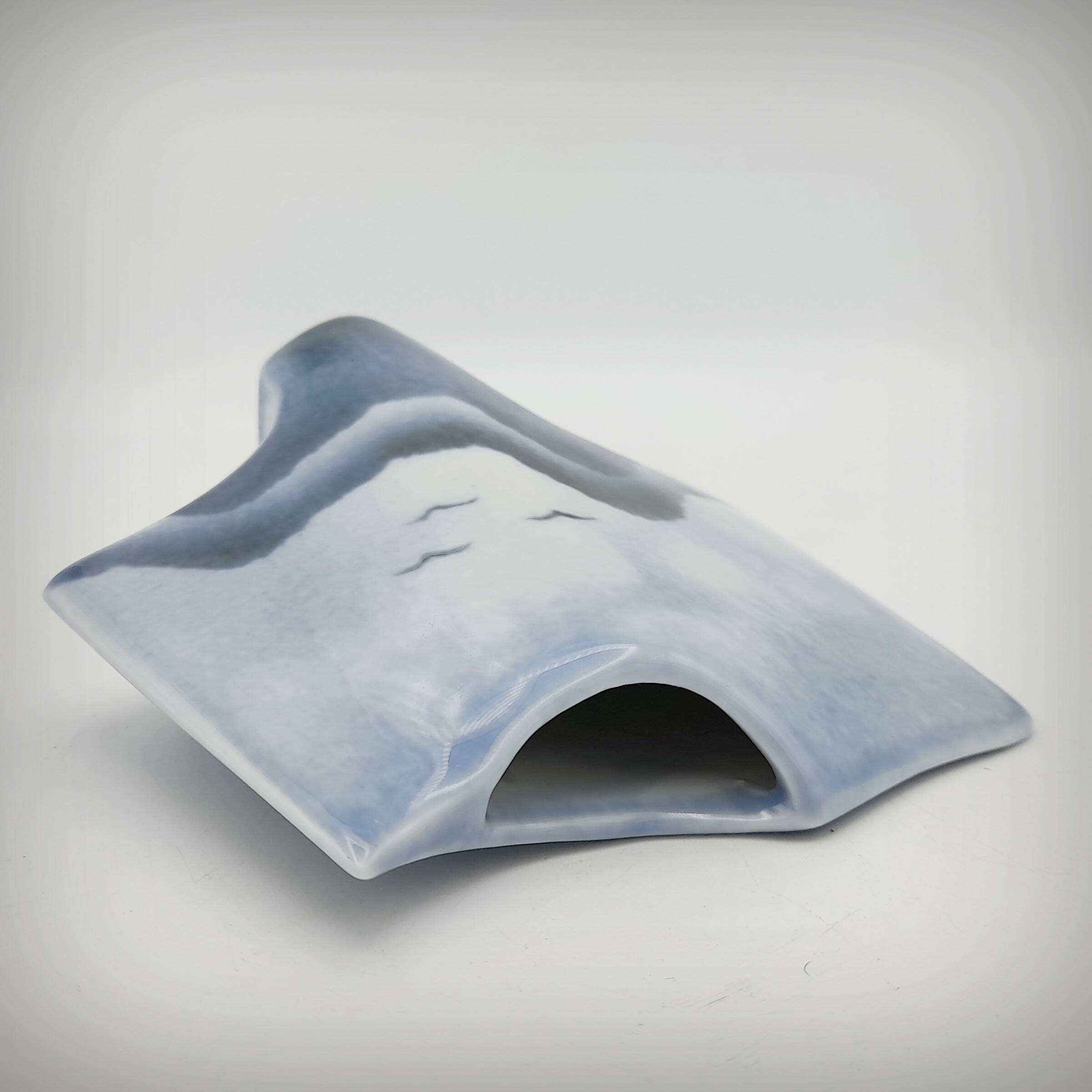 Sculptural vase by Solange Garotte and Bernard Prigent for Virebent, 1975