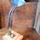 Antique Vintage Art Deco Chrome Metal Desk Lamp