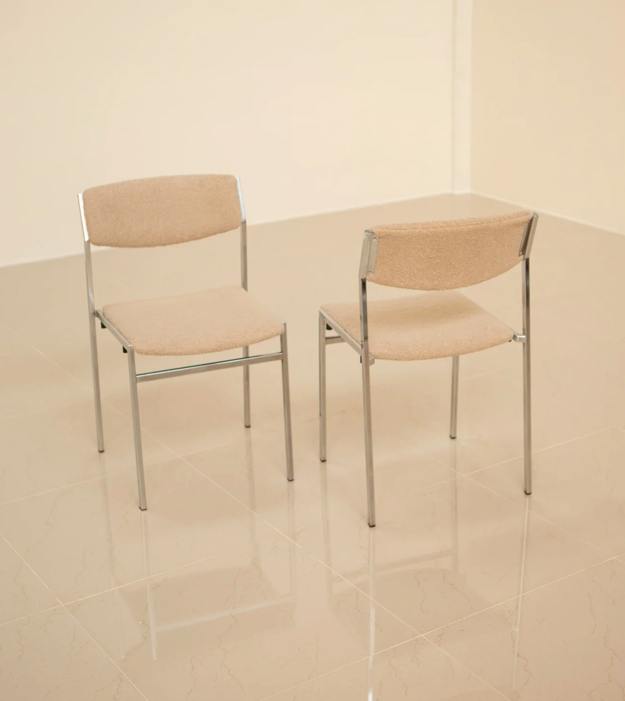 Pair of chairs by Gijs van der Sluis 60's