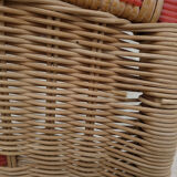 Vintage rattan armchair