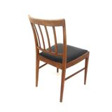 Set of 4 Scandinavian teak chairs, Sweden, 1960.