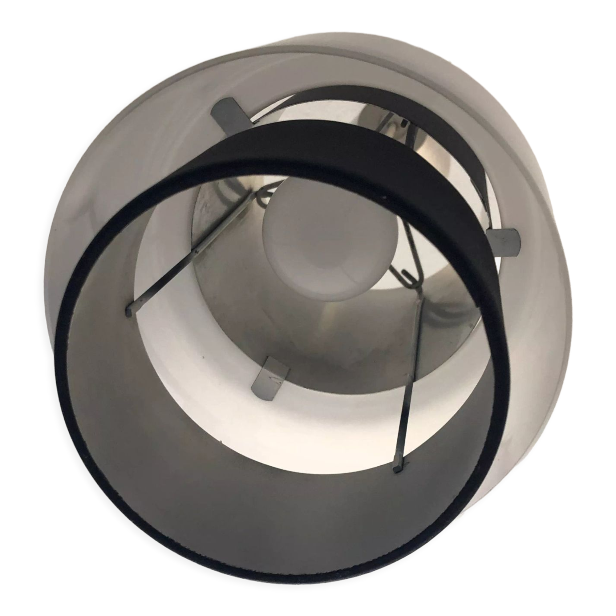 Vintage pendant lamp 1950 Louis Kalff Philips opaline - 33 cm