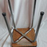 Yellow formica stool, 1970