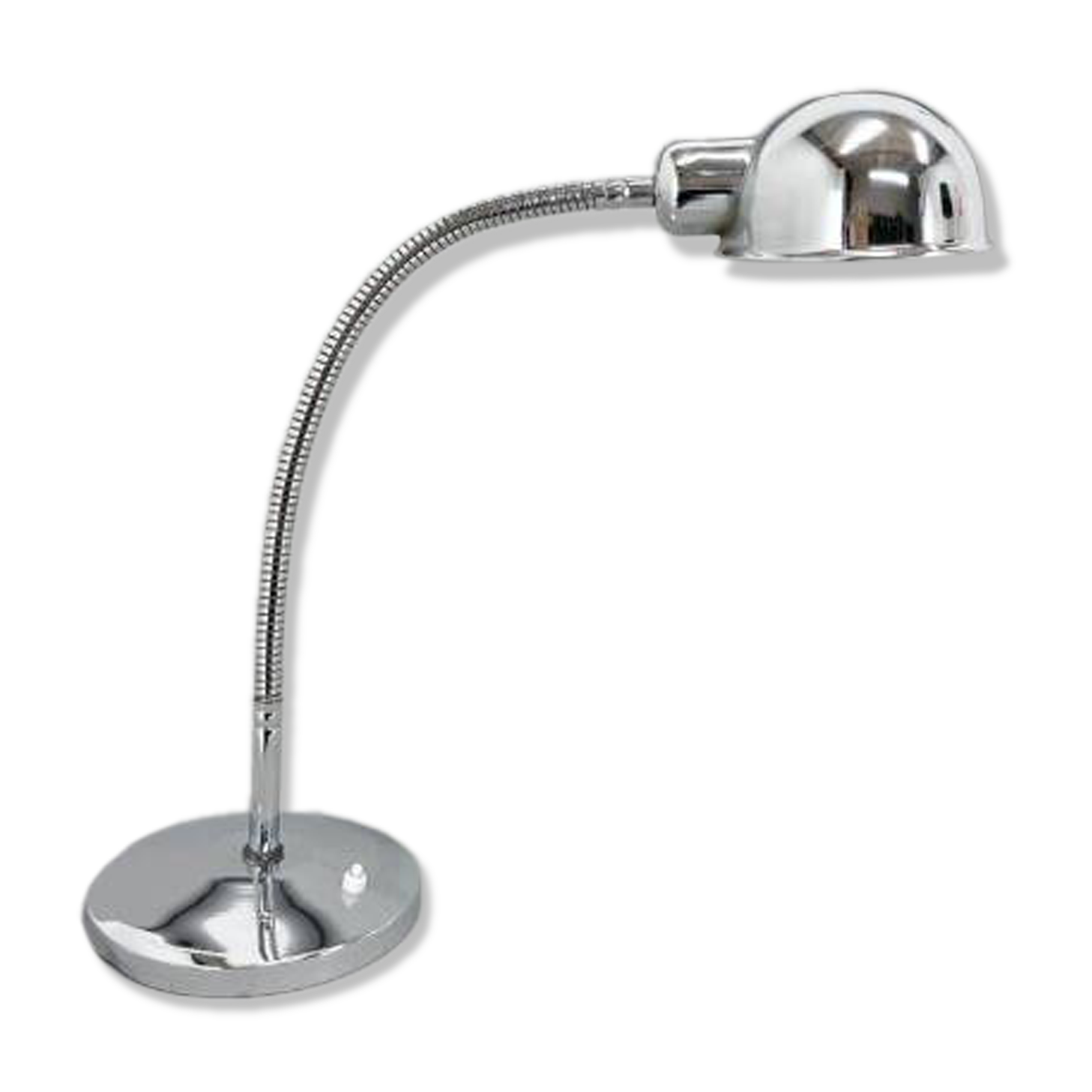 Lampe de table articulée en chrome, Italie années 1960