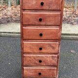Art Deco chest of drawers, 1950s, in wood