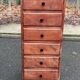 Commode chiffonnier art déco 1950 en bois