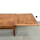 Large extendable farmhouse table in solid cherry wood - 1900s