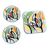 Ceramic trifle by Gabriel Fourmaintraux 1960s