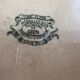 Old dessert plates Gien model Louis XV iron earth