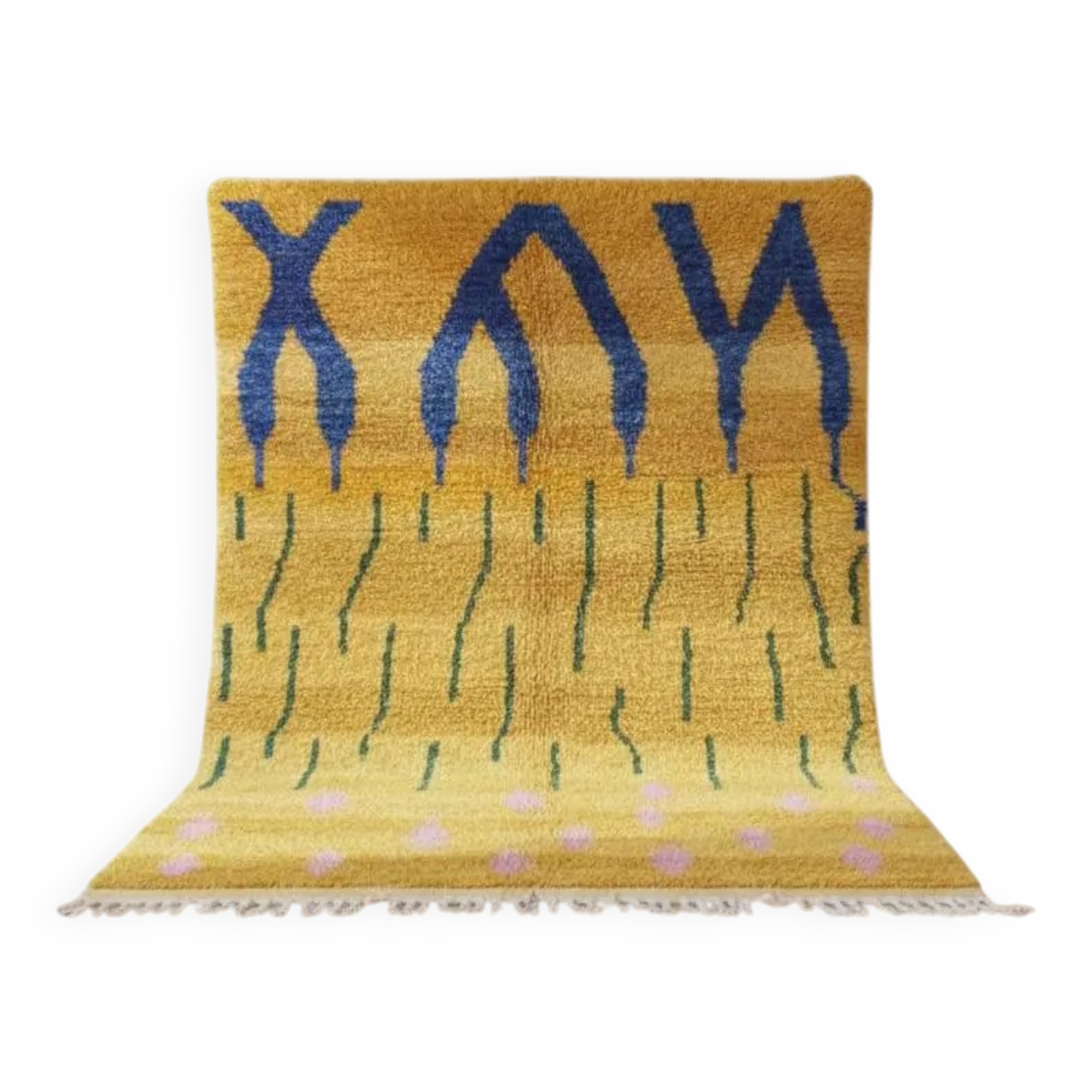 Handwoven Moroccan rug 3x2 m