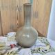 Glazed stoneware single-flower vase signed Jean Dubost, vintage Fr