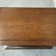 Oak bedside table with crossbars