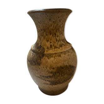 Flamed stoneware vase West Germany