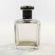 Art Deco hip flask, crystal, France, 1930s