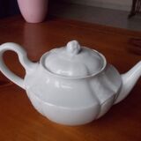White porcelain teapot