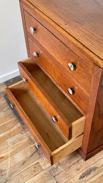 COMMODE Art Déco CHENE Massif