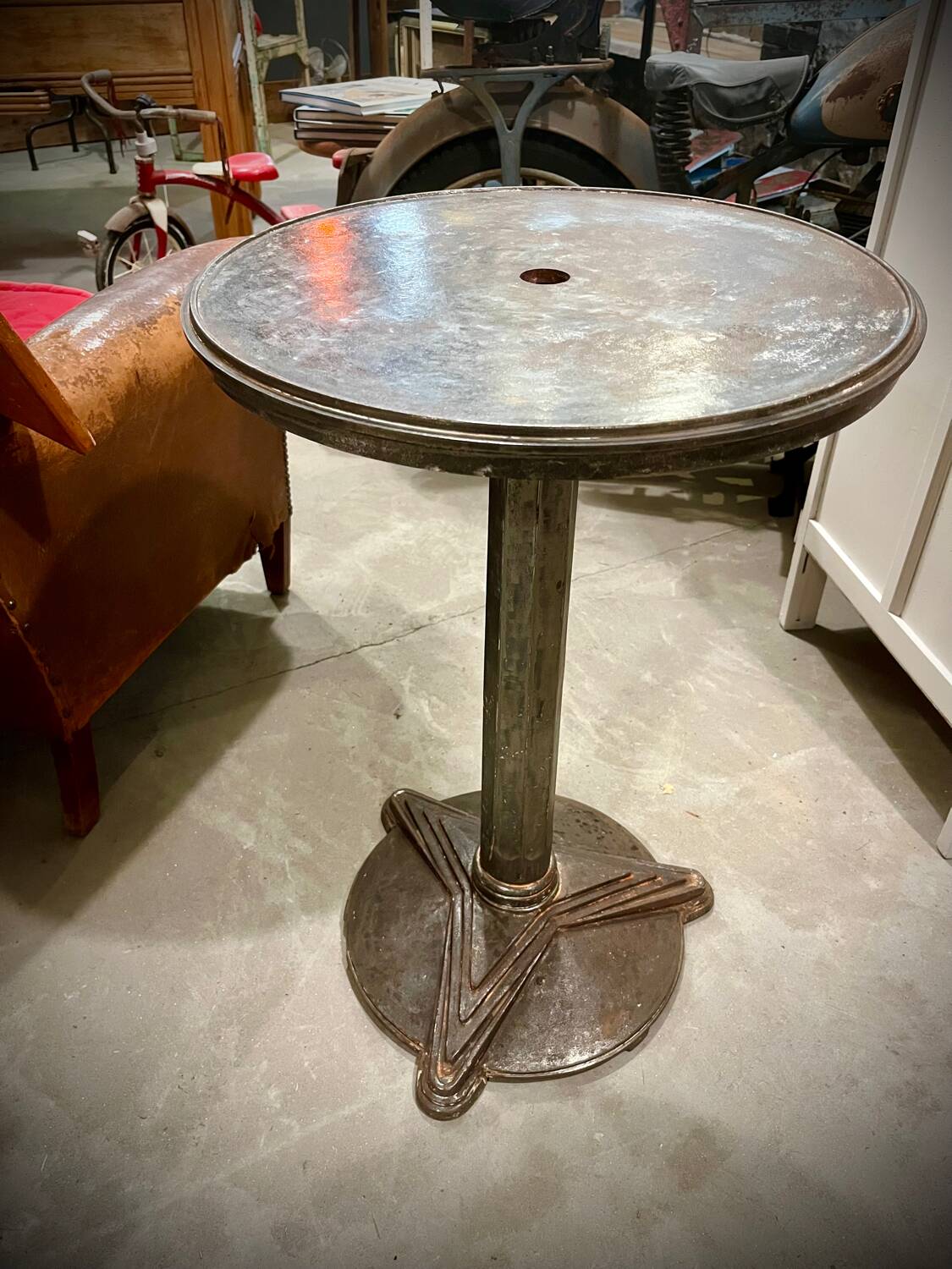 Old Art Deco bistro table