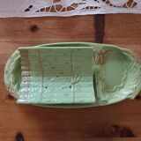 Dish and drainer for asparagus slip
