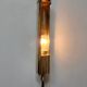 Lampe murale Bauhaus Art Déco en chrome rare, Allemagne, années 1940.
