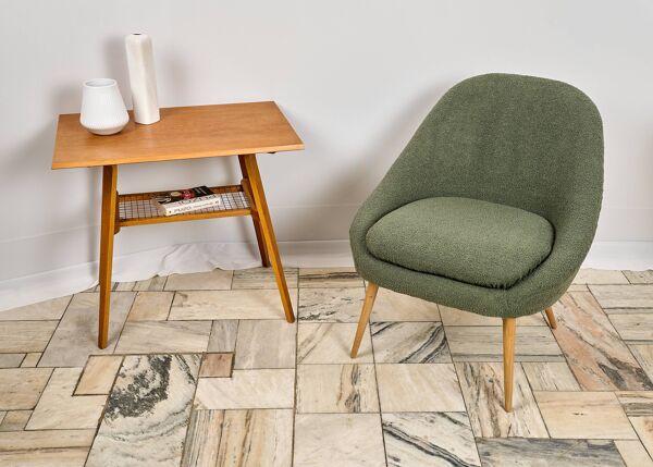 Fauteuil club Tchécoslovaquie années 1960. VINTAGE