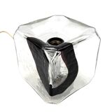 Fratelli Toso, Pair of Murano blown glass lamps, F.lli Toso, Murano Italy 1970s