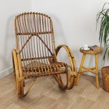 Rocking-chair rattan 60'