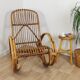 Rocking-chair rotin 60'